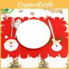 Festive Christmas Santa Place Mat Table Runner With Cutlery Holder For Gatherings