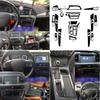 Für Hyundai Sonata 9 2015-2017 Aufkleber 3D Kohlefaser Schwarz Auto Mittelkonsolenabdeckung Innenraum Stil Vinyl Hohe Qualität