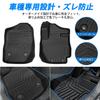 Virauto 3D Floor Mats for Suzuki New Jimny and JC74W Automatic Transmissions Compatible with and Nomad 2018 and TPE Scratch and Stain Abrasion Easy
