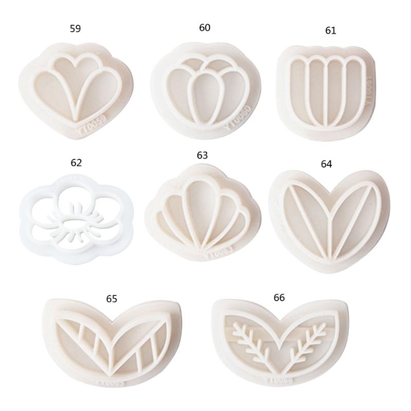 Spring Floral Clay Cutters for Earrings Jewelry Making Flower Clay Earrings Cutters  Plastic Earrings Pendant Mold Tool