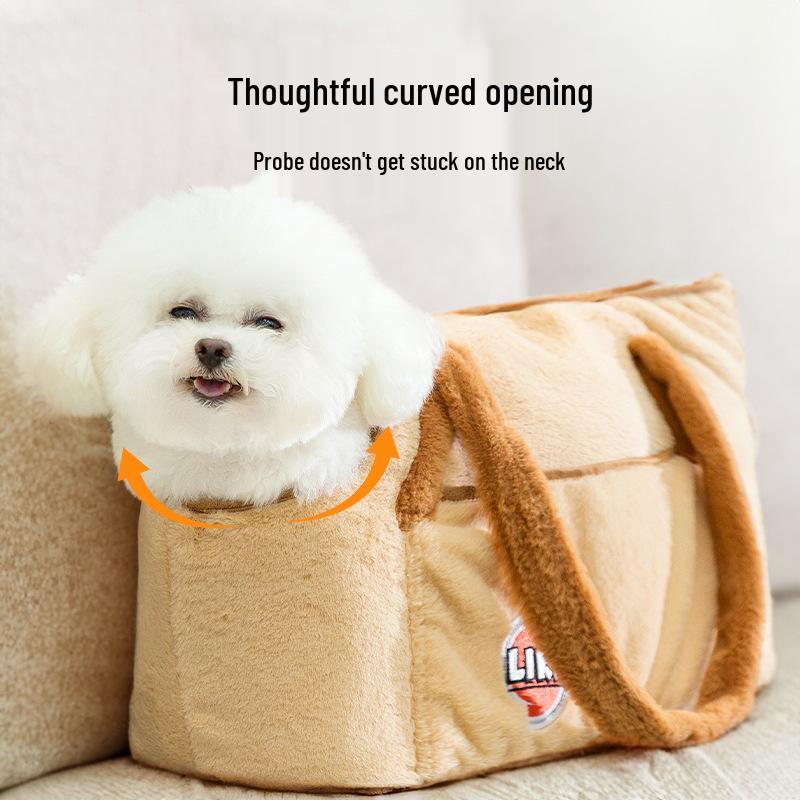 תיק כתף לנסיעות חיות מחמד - חם, עמיד ברוח, לחתולים וכלבים