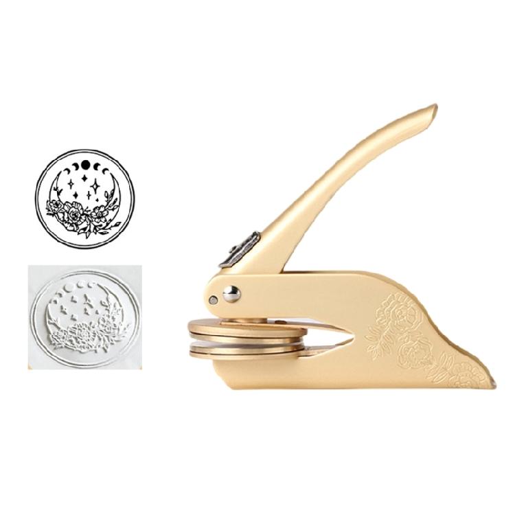 Embossing Sealing Stamp Exlibris Stamp Paper Embossing Pliers for Gift Envelope