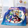Japanese anime cute cartoon theme Sailor Moon Tsukino Usagi blanket suitable for home beds, sofa covers, office nap, outdoor warm blankets O8