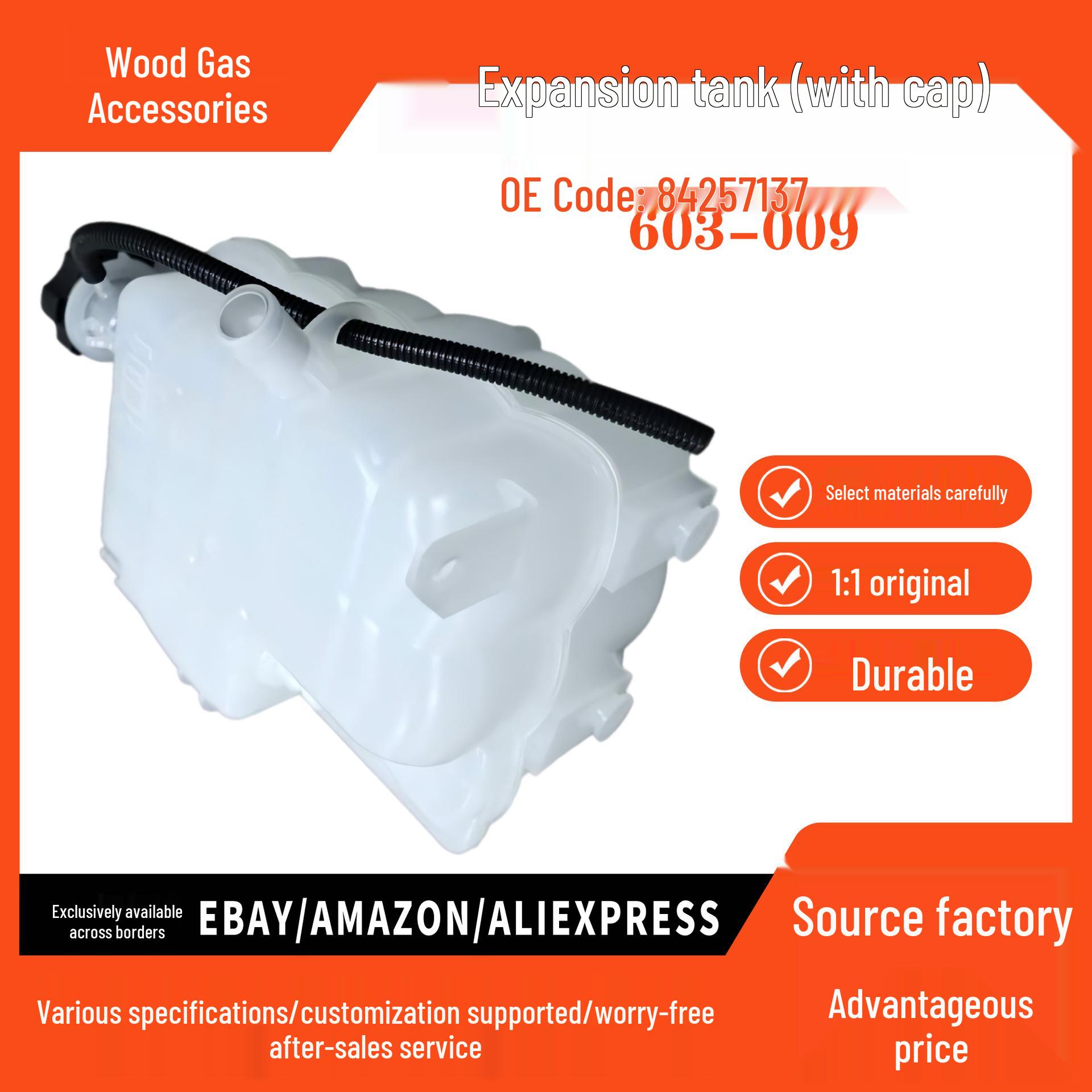 84257137 Auxiliary Radiator Expansion Tank with Cap for Chevrolet pokess