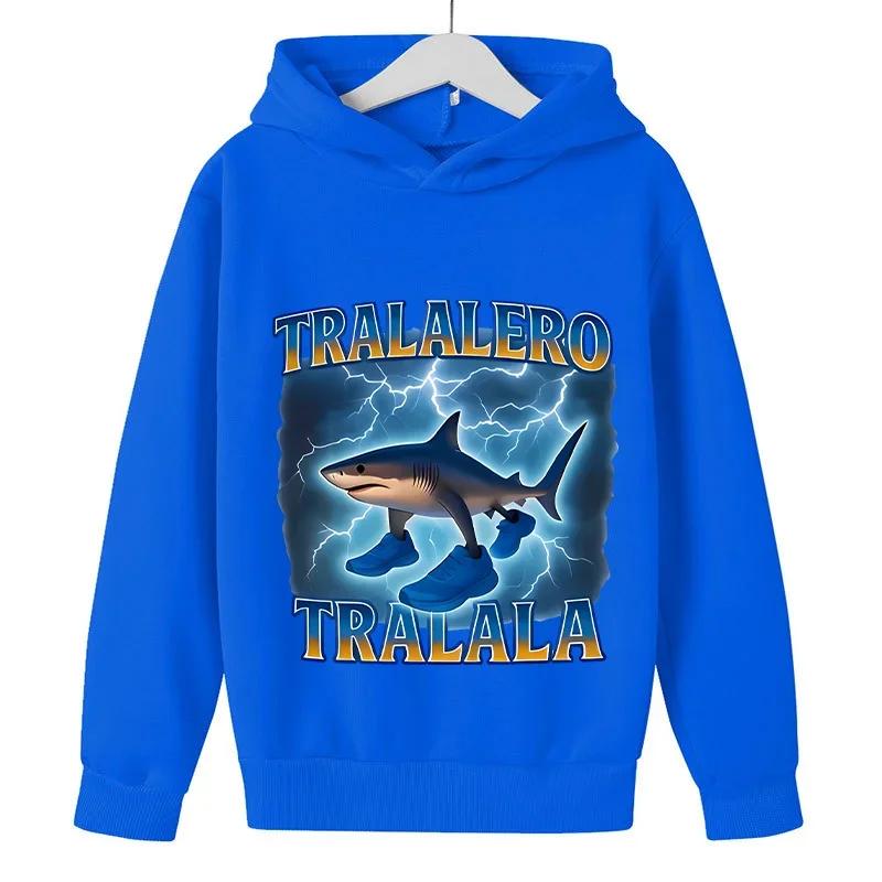 Otoño Estampado Italian Brainrot Sudadera con Capucha Infantil Moda Casual Sudadera de Niño Niña Harajuku Manga Larga Niño Divertido Cálido Jersey