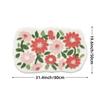 Creative Flower Bath Mat Home Bathroom Decoration Rug Thickened Flocking Super Fiber Carpet Absorbent Foot Mat Anti-slip