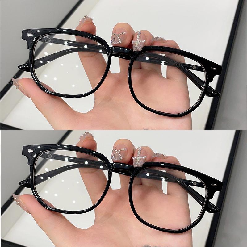 1/2PCS Anti-blue Light Glasses for Women Retro Flat Light Frame Regular Eyeglass Frame Blue Light Blocking
