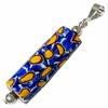 Venetian Lampwork Bead Antique Bead SILVER925 Pendant Top Millefiori Venetian Trade Bead Pendant Head Antiquebeads Handmade Bead Lampwork Bead Blue