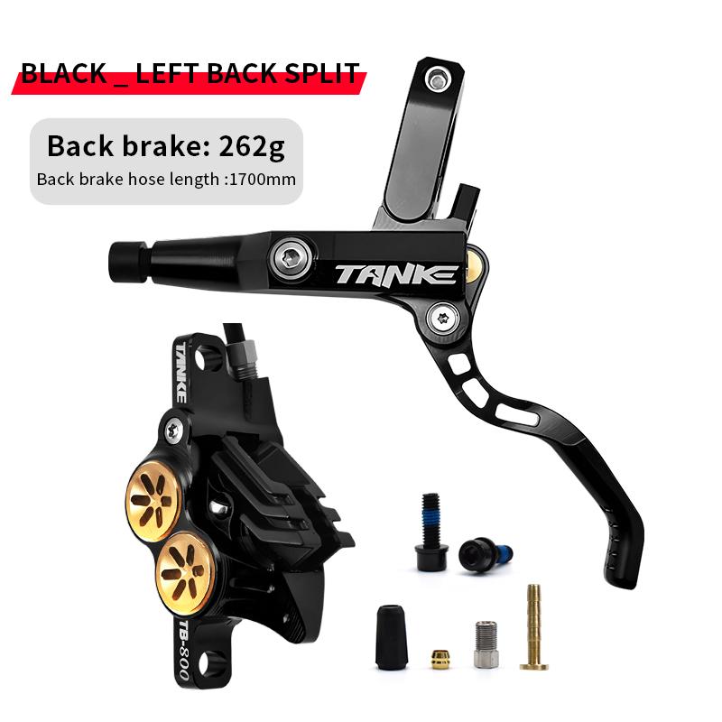 TANKE MTB 4 Piston Hydraulic Disc Brake 900/1700mm  4 Piston Resin Brake Pads Oil Pressure AM DH Road MTB Ultralight Disc Brake