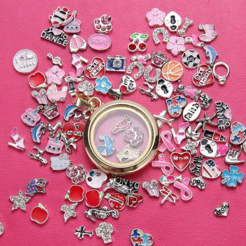 DIY Glass Photo Locket Pendant Round Shape Fashion Necklace Pendant