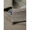 British Style Men's Knitwear: Casual Loose Patchwork Sweater with Shirt Collar, Autumn-Winter Bestseller