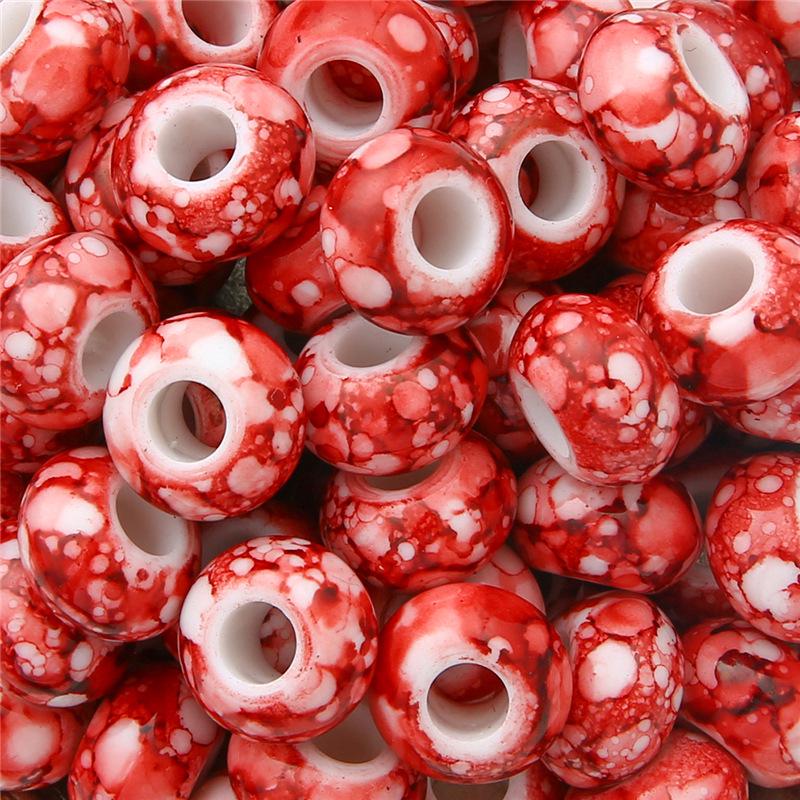 

Акрилові квіти та перламутрові бісеринки - DIY аксесуари для виготовлення ювелірних виробів для сережок та браслетів.