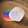 Subkultur Lässiger Sport Hut Bunter Baseballhut Regenbogen Verstellbare Papa Hüte für Reisen Fitness Training