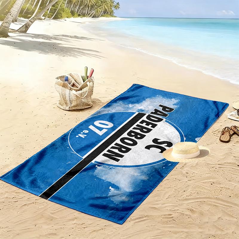 SC Paderborn 07 Print Beach Towel, Large Soft Quick Dry Towel for Beach Camping Swimming