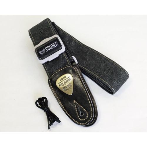 Soldier Strap STP-BB-1307 Black Guitar Strap