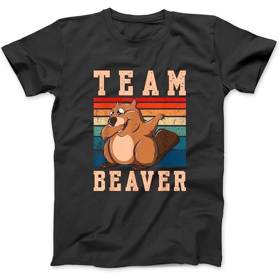 Team Beaver Funny Beaver T-Shirt NGO Gifts Womens Mens Tank Top Sweatshirt Hoodie Longsleeve Black XXXXXL разноцветный