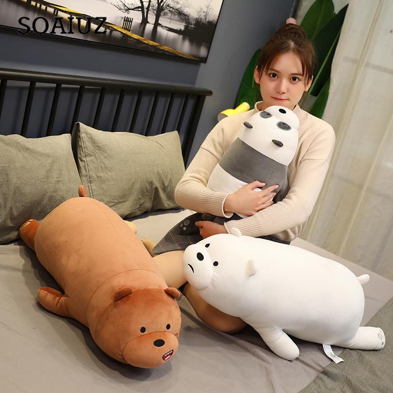 

Плюшевая игрушка «Три голых медведя» Кукла «Голый медведь» Длинная мягкая подушка