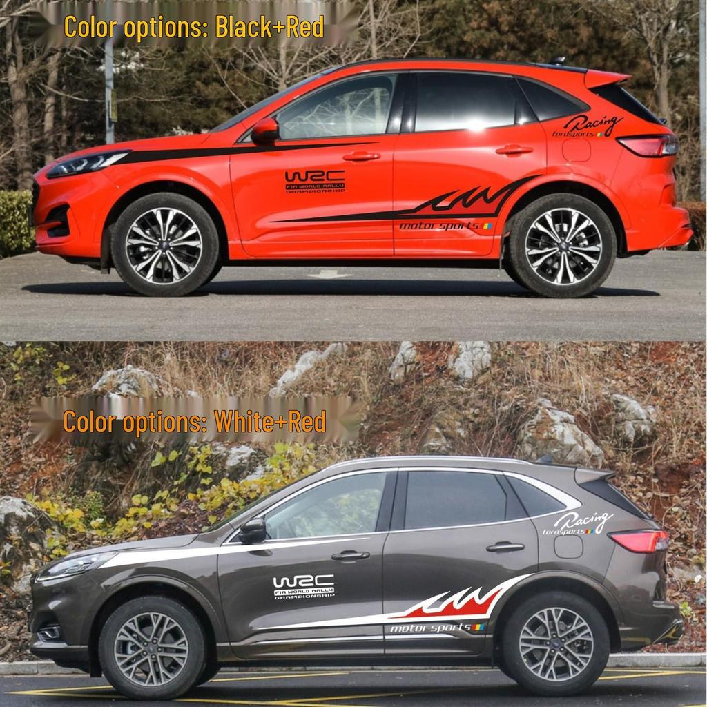 Ford Escape Body Decals: Waistline Color Strips & Territory Pinstripe Stickers