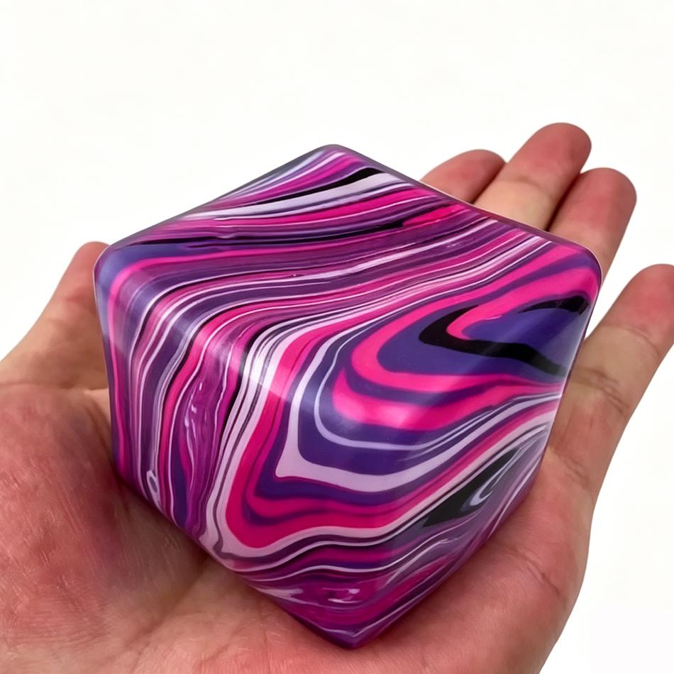Stress Cube Squishy Fidget Toys For Relaxation High Density Gel Filled Fidgets For Classroom Sensory Calming Toys For Kids Adult