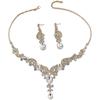 2PCS/3PCS/SET Sparkling Bridal Jewelry Sets Temperament Crystal Jewelry Sets  Holiday Gift
