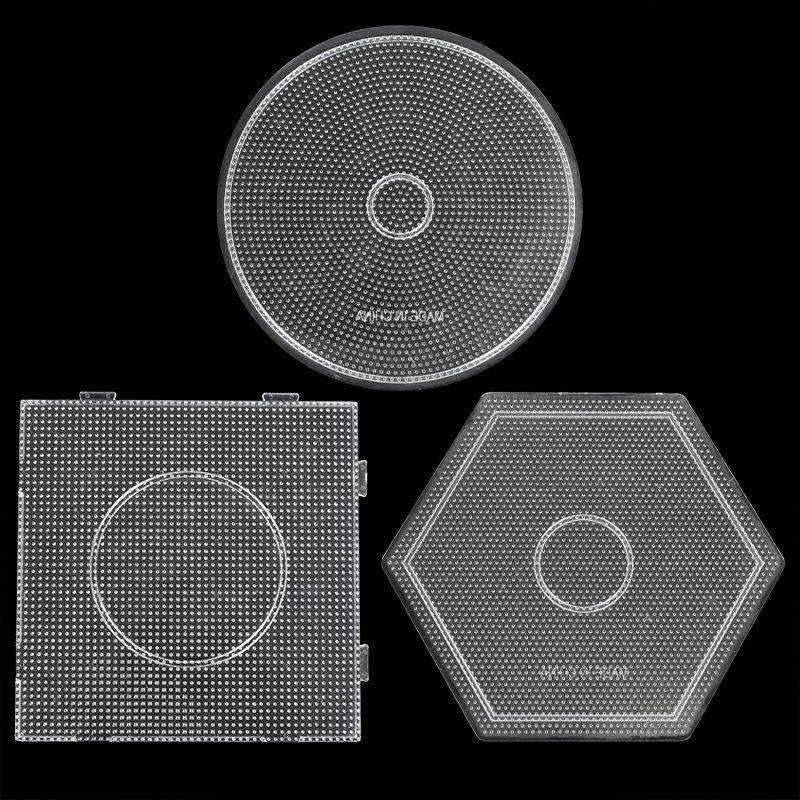 5 Type Selection 2.6Mm Perler Beads Template Pegboard For Hama Beads Tool Diy Educational Puzzle Beadbond Toy