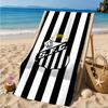 Fc Crest Design Printed Microfiber Beach Towel, Soft And Absorbent, Quick-Dry, Ideal for Summer Travel, Beach Essential, Swimming Pool