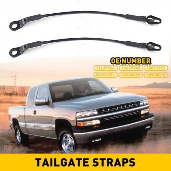 Tailgate Cable Set For 1999-2006 Silverado Chevy 1500 Driver and Passenger Side