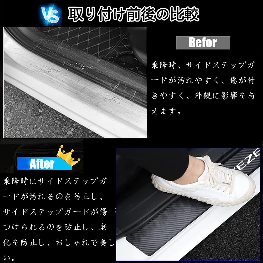 Kakash Honda Exclusive PU Leather Material Outer Scuff Plate, Side