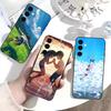 Weathering With You Etui na Telefon Dla Samsung Galaxy A73,A72,A71,A70,A53,A52,A51,Miękki Silikon Czarny Pokrowiec