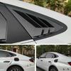 For Hyundai Sonata 2020 2025 2025 Car Rear Louver Window Side Shutter Cover Trim Sticker Vent Scoop ABS Carbon Fiber Accessories