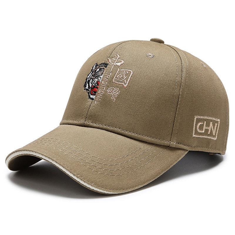 Embroidery Hat Men'S Hat Women'S Spring And Autumn Hat Sun Hat Outdoor Sports Hat Duck Tongue Fashion Guochao Baseball Cap