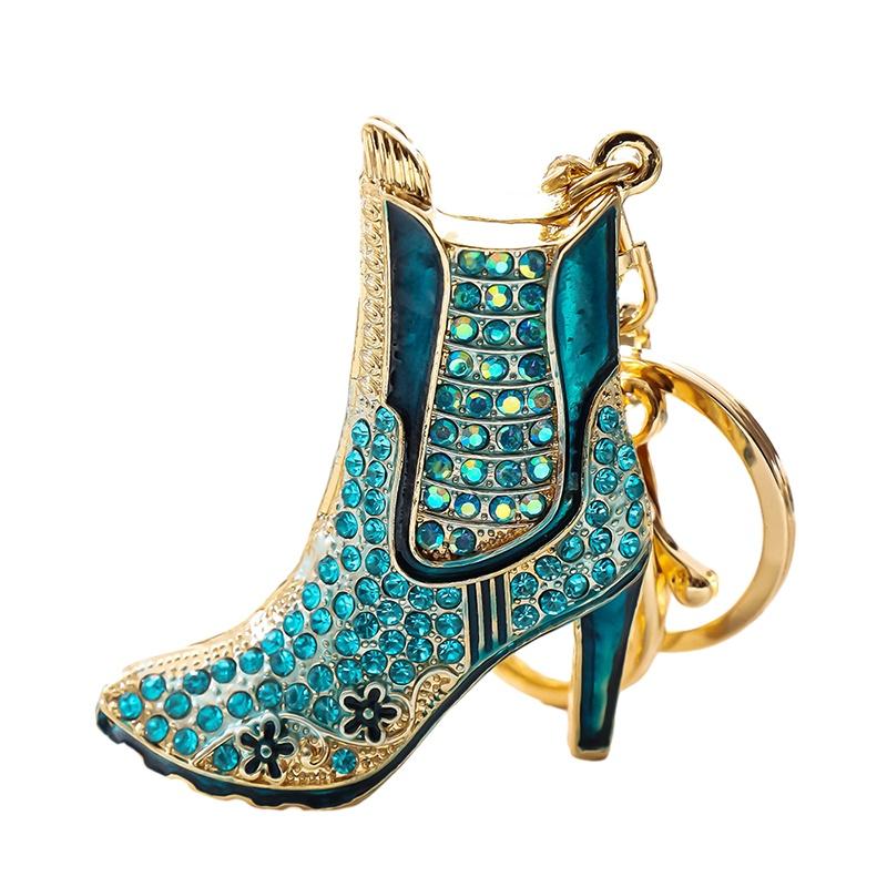 

Сапоги Туфли Форма Брелок Кристалл Стразы Брелок Автомобиль Сумка Украшения Подвеска Blue