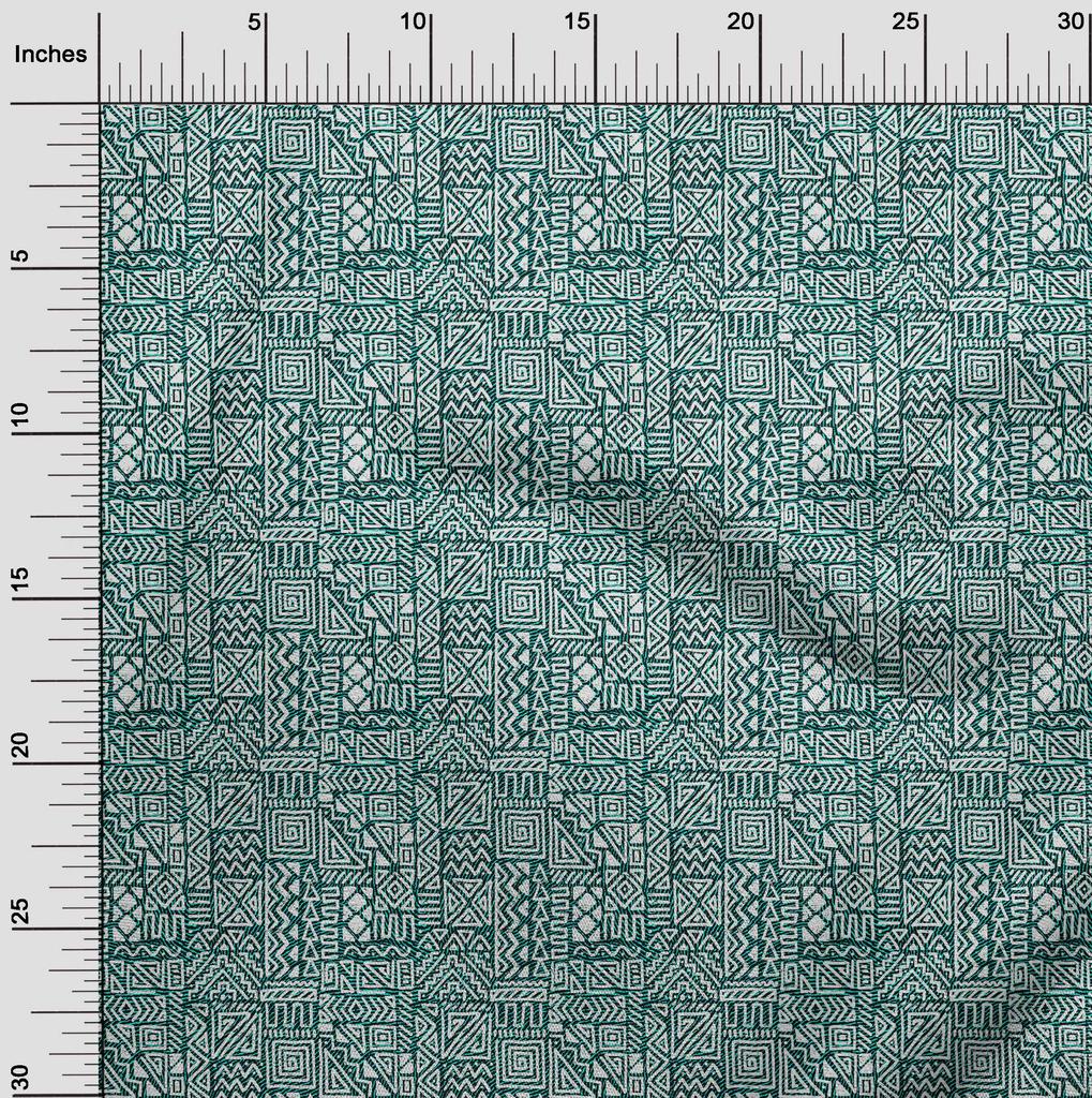 oneOone Cotton Flex Black Fabric African  Fabric For Sewing Printed Craft Fabric By The Yard 40 Inch