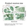 Creative Green Plants Wall Stickers Living Room Bedroom Background Home Decoration Wallpaper For Wall Decals Combination Mural
