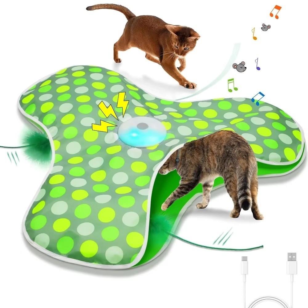 Smart Hide and Seek Cat Toy Motion Activated Interactive Cat Toys Pet Game Cover  Kitten Teaser