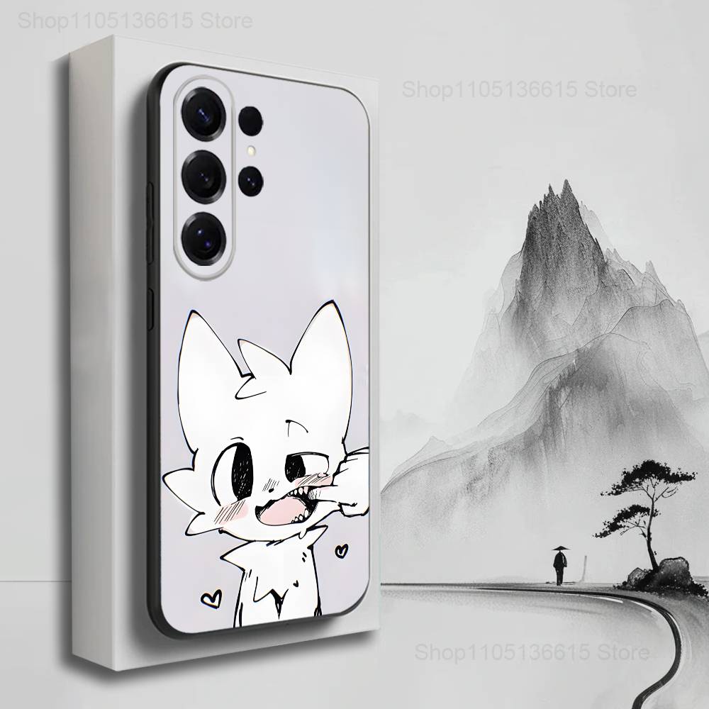 

Furry Cute Art B-Boykisser Phone Case For Samsung S25,S24,S23,S22,S21,S20,S10,Ultra,Plus,Lite,FE,Soft Silicone Black Cover Samsung S20lite5G