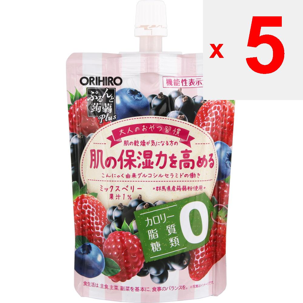 Orihiro Prandu Purunto Konnyaku Jelly Purunto Konnyaku Plus Mixed Berry Flavor 130g Other (check Locks, Tongue Cleaners, Etc.) Jellies Other (check Lo