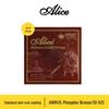 Alice AWR47 Phosphor Bronze Coated Folk Guitar Strings - Set of 6