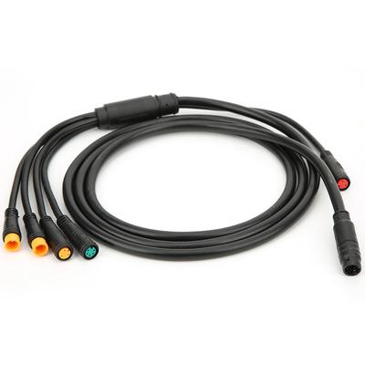 1 for 5  Integrated Bicycle Cable with Light Function for Ebike Waterproof Controller