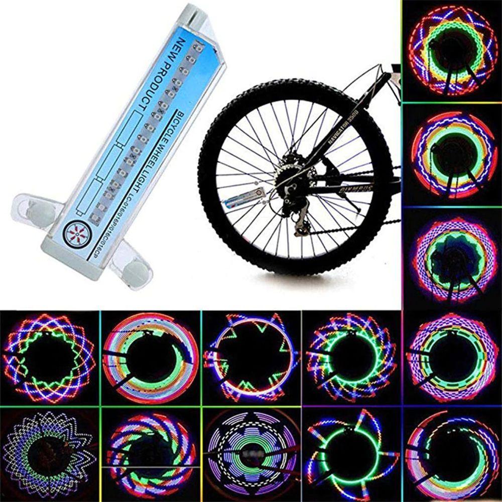 

32 Patterns Safety Flash Rainbow Signal Bicycle Wheel Light Bike spoke lamp Tire