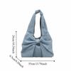 Designer Bow Denim Bag Lightweight Women's Tote Bag Ins Bow Shoulder Bag  Ladies