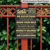 2D Flat, 1pc "Dad's Garage Rules" Aluminium Metal Wall Decor Sign - 8"x12" Funny Gold Tool Garage Decor, Perfect Father's Day Gift & Workshop Wall Art