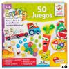 Izglītojoša spēle Lisciani Carotina Baby 50 Juegos Electric 4,5 x 14,5 x 3,5 cm (6 vienības)
