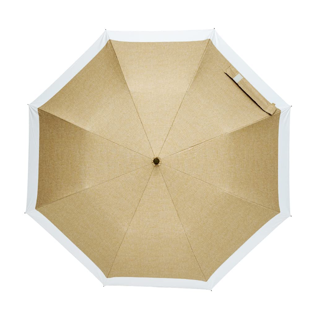 VITAFELICE Short Wide Umbrella Dungaree In Beige for Sun and Rain Women's (Combined Print) (vsgz-685z)