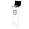 Podio Stand 43 pollici Leggio Acrilico Portatile Contenitore Ampia Superficie di Lettura