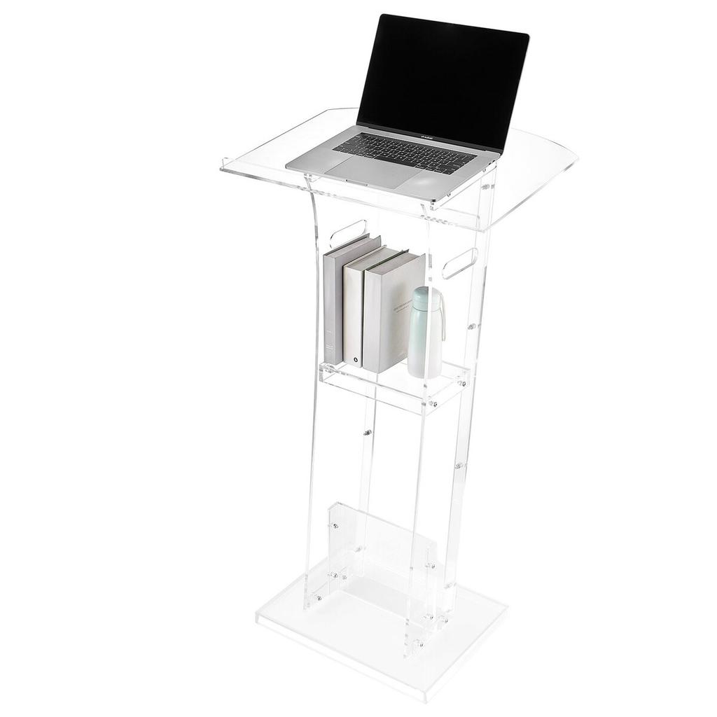 Podio Stand 43 pollici Leggio Acrilico Portatile Contenitore Ampia Superficie di Lettura