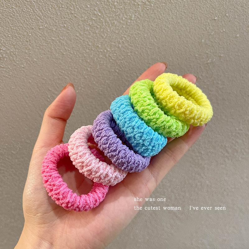 

6 шт. Толстые резинки для волос для женщин для завязывания высоких хвостов, Прочные резинки для волос, Высокоэластичные резинки, Головные уборы, Универсальные резинки для волос 6PCS