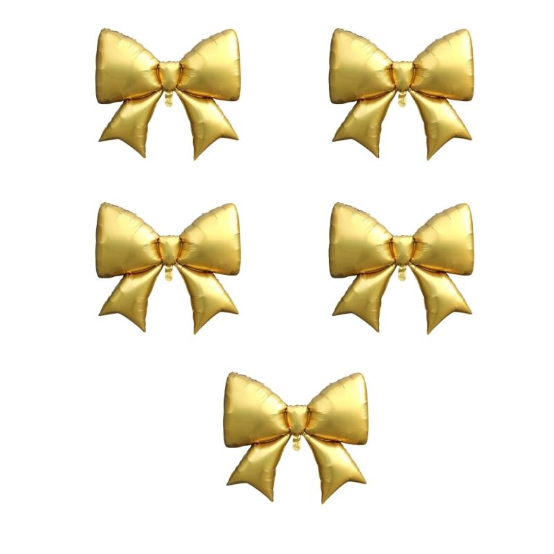 98x75cm Large Bowknot Shape Aluminum Balloon Birthday Party Balloon for Girls Birthday Party Decoration Photography Tool