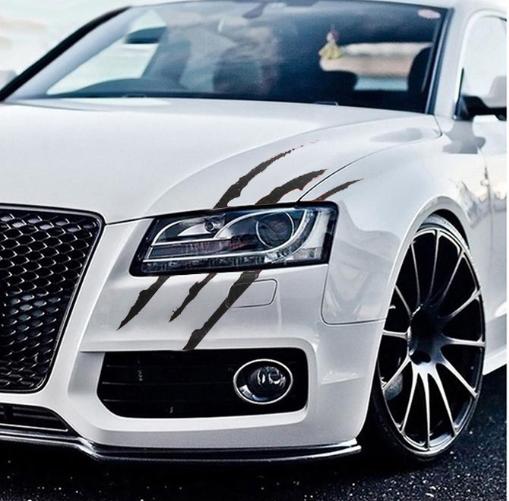 Auto Car Sticker Reflective Monster Claw Scratch Stripe Marks Headlight Decal Car Stickers 40cmX12cm Car Accessories