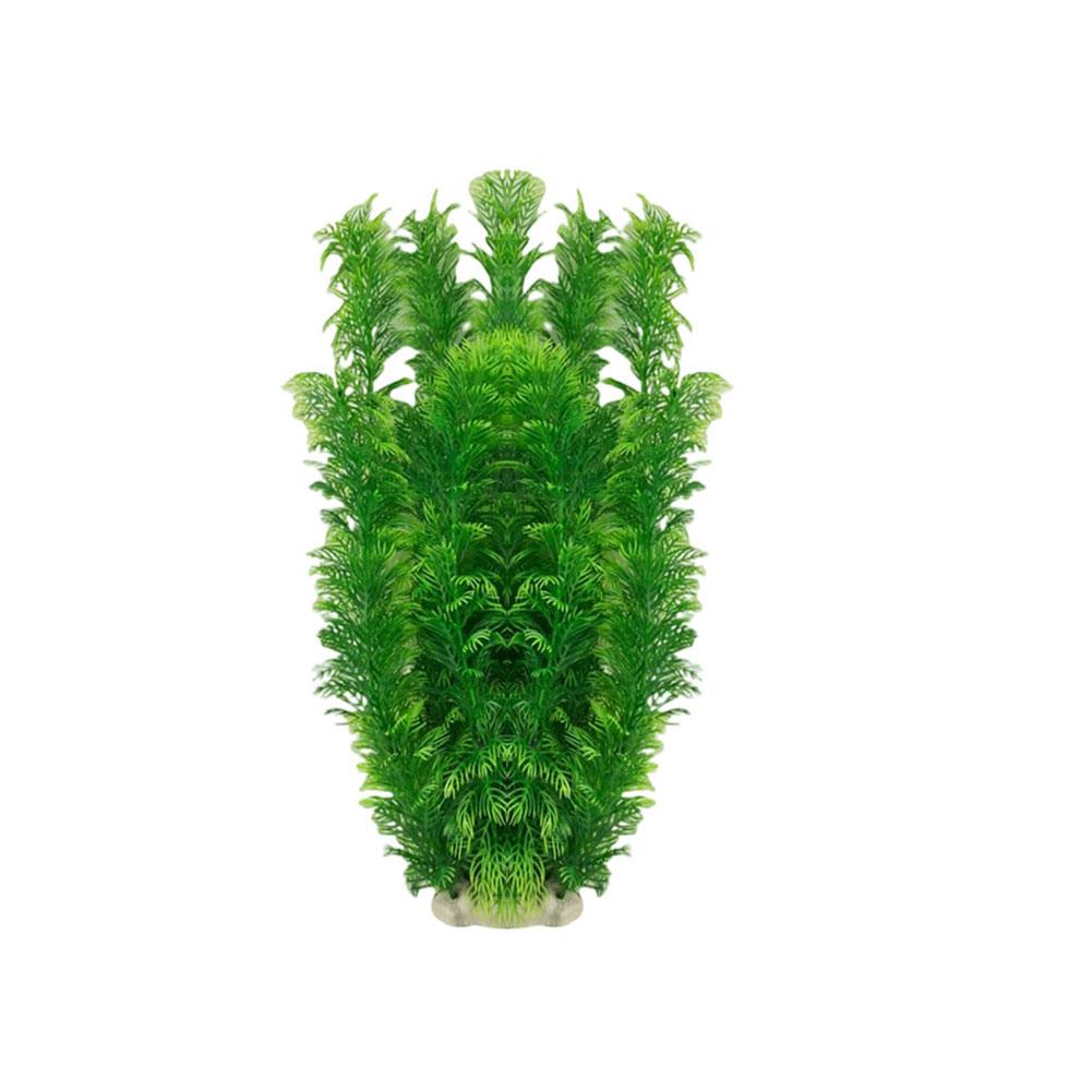38cm Aquarium Plastic Plants Soft Artificial Fish Tank Decor Low Maintenance for Freshwater/Saltwater Tank Aquascaping Ornament
